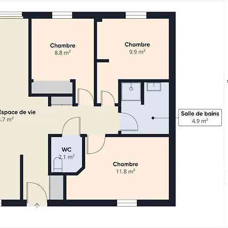 Hébergement de vacances Jolie Maison Pour 6 Avec Jardin *